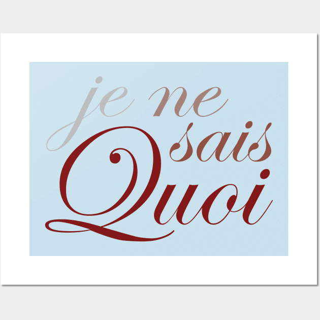 Je Ne Sais Quoi for Lights Wall Art by Ekliptik